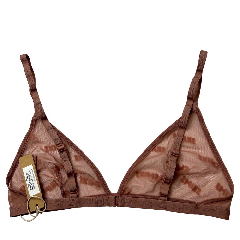 π SKIMS 2 pcs. After Hours Triangle Bralette + Leggings Set Rose Clay XXS - Picture 4 of 12